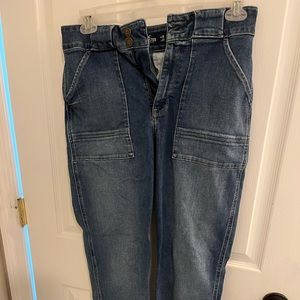 Hollister mom jeans high rise